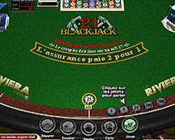 blackjack sur la riviera